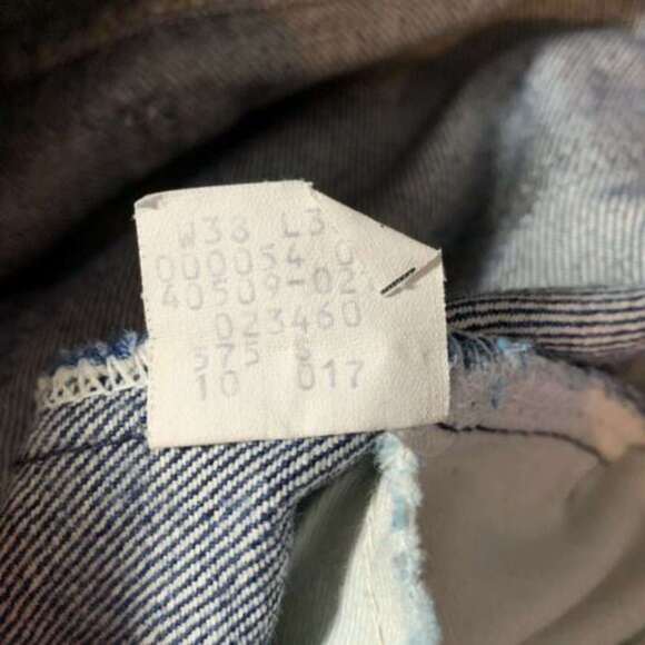 Vtg Levis Mens Jeans Orange Tab 575?  38x30 80’s - Picture 3 of 6